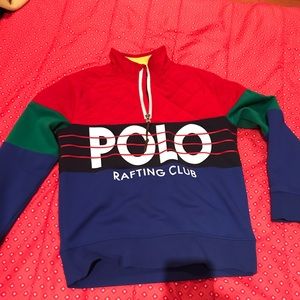 Polo hi tech hybrid pullover medium